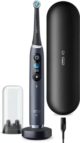 Oral-B iO Series 9 Black Onyx / Elektrický zubní kartáček / magnetické iO / 7 režimů / AI / OLED 
