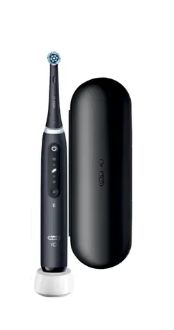 Oral-B iO Series 5 Matt Black / Elektrický zubní kartáček / magnetické iO / 5 režimů / AI / LED 