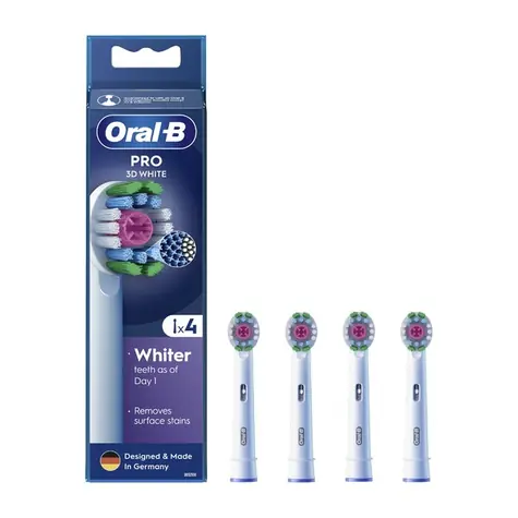 Oral-B Pro 3D White / Náhradní hlavice 4 ks 