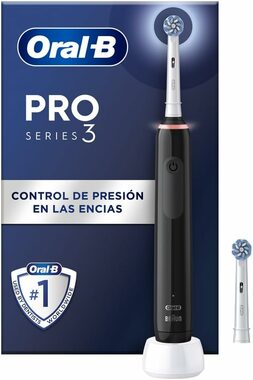 Oral-B PRO 3 3000 Sensitive Clean černý / Elektrický zubní kartáček / oscliační / 3 režimy / časovač / senzor tlaku