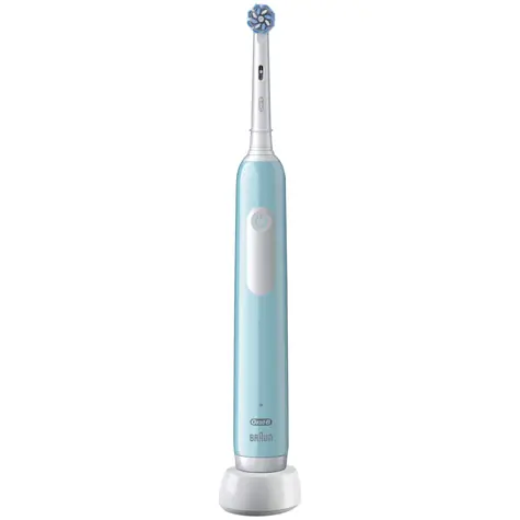 Oral-B Pro 1 Sensitive Clean modrý / Elektrický zubní kartáček / oscilační / 3 režimy / časovač / senzot tlaku