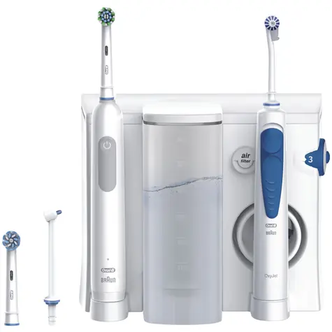 Oral-B Center OxyJet + Oral-B Pro 1 / Ústní sprcha / Elekektrický zubní kartáček 