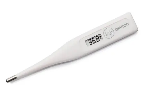 OMRON MC-246-E4 bílá / Digitální teploměr / °C & °F / paměť 