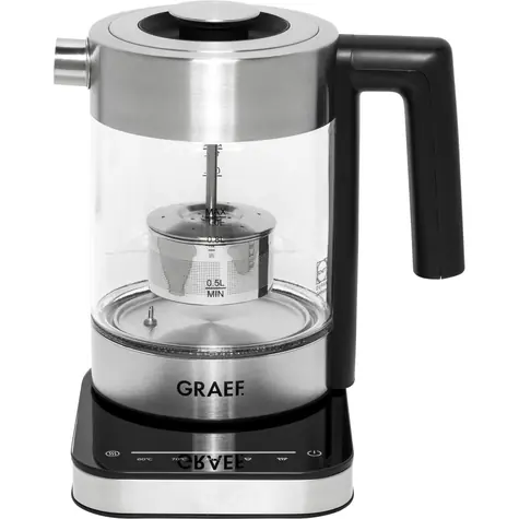 Graef WK 350 stříbrná / Rychlovarná konvice / 2000 W / 1 L 