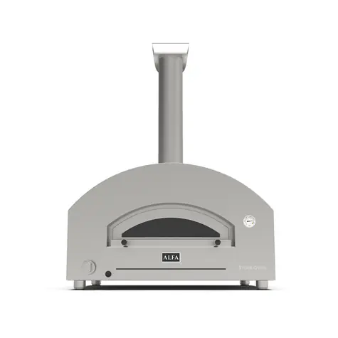 Alfa Forni Futuro 4 šedo-černá / Pec na pizzu / 500°C / 80 x 60 / na plyn 
