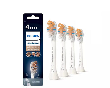 Philips Sonicare A3 Premium All-In-One HX9094/10 bílá (4 ks) / Náhradní hlavice pro kartáček