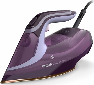 Philips Azur 8000 Series DST8021/30 fialová / napařovací žehlička / 3000 W / 300 ml