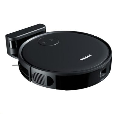 Tesla Smart Robot Vacuum AI100 černá / robotický vysavač & mop / odpadní nádoba 300 ml / Wi-Fi / Android & iOS