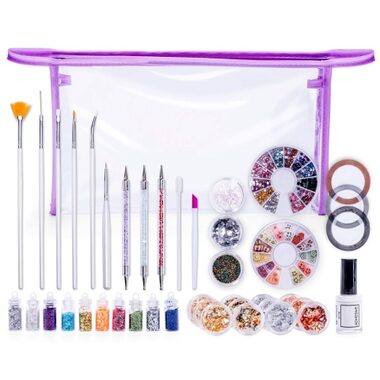 RIO Nail Art Starter Kit / Sada pro tvorbu detailů na nehtech 