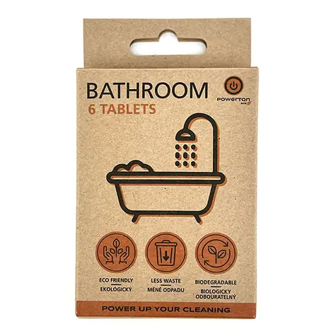 Powerton Eco čisticí tablety - koupelna 6ks