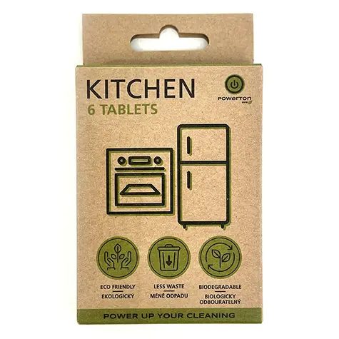 Powerton Eco čisticí tablety - kuchyň 6ks