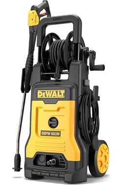 DeWalt DXPW002M-E / Vysokotlaký čistič / 2100W / 150 bar / 450l-h / 10m hadice / max. 60 °C 