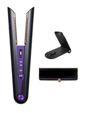 Dyson HS07 Corrale černá-fialová / Žehlička na vlasy / 200W / 3 režimy / 165 - 210 °C / kabel 4.34m