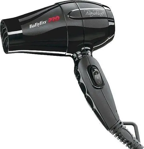 Babyliss BAB5510E černá / Fén na vlasy / 1200W / 3 teploty / 2 rychlosti / difuzér
