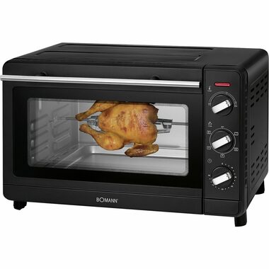 Bomann MBG 6023 CB černá / Mini trouba / 1500W / 30L / 100°C - 230°C