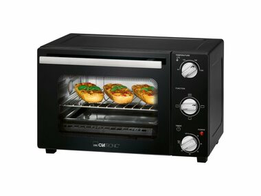 Clatronic MBG 3726 černá / Mini trouba / 1300W / 20L / 60°C - 230°C