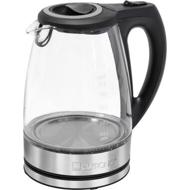Clatronic WKS 3744 stříbrná / Rychlovarná konvice / 2200W / 1.7L