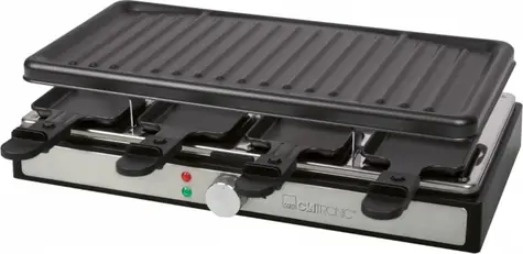 Clatronic RG 3757 stříbrná / Gril / 1400W / plocha 42 x 21 cm