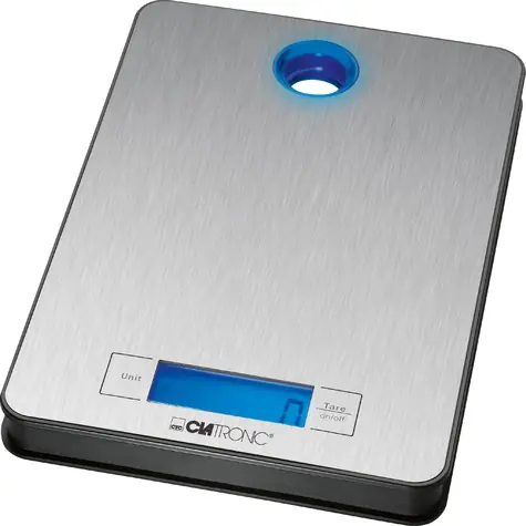 Clatronic KW 3412 stříbrná / Kuchyňská váha / do 5 kg