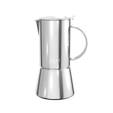 Adler AD 4419 Moka konvička na 6 šálků 350 ml stříbrná 