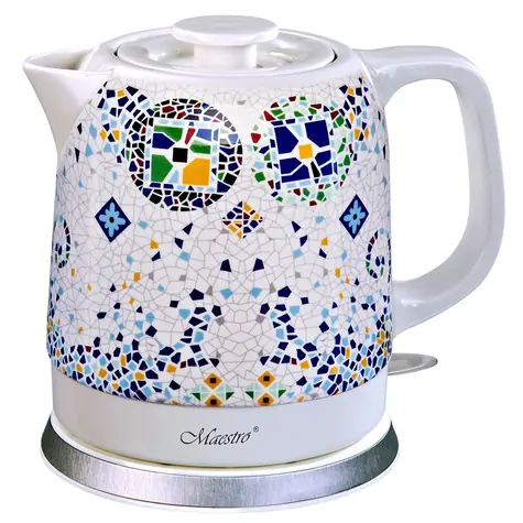 Maestro MR-068 modrá / Rychlovarná konvice / 1200W / 1.5L / keramická / doprodej
