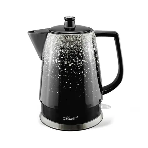 Maestro MR-074 stříbrná / Rychlovarná konvice / 1500W / 1.5L / keramická