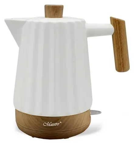 Maestro MR-075 bílá / Rychlovarná konvice / 1500W / 2.0L / keramická