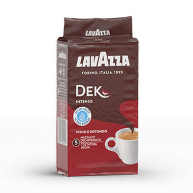 LAVAZZA Dek Intenso 250 g / Mletá káva / Bez kofeinu / 30% Arabica & 70% Robusta