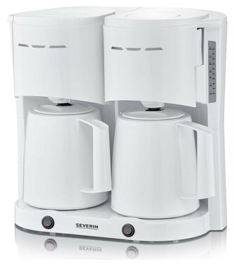 Severin KA 9314 bílá / Kávovar na překapávanou kávu / 1000W / 1.0l  