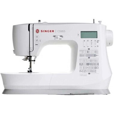 Singer C5955 bílá / Šicí stroj / 417 stehů