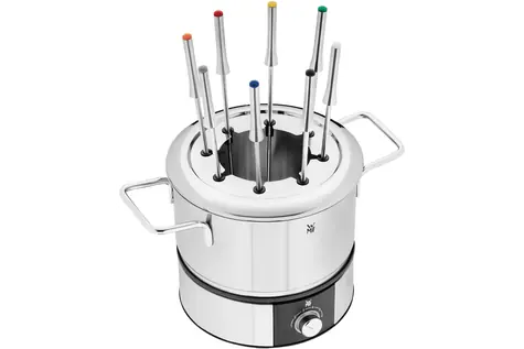 WMF Lono 04.1513.0011 stříbrná / Fondue / 1400W / 1.2l / 8 vidliček