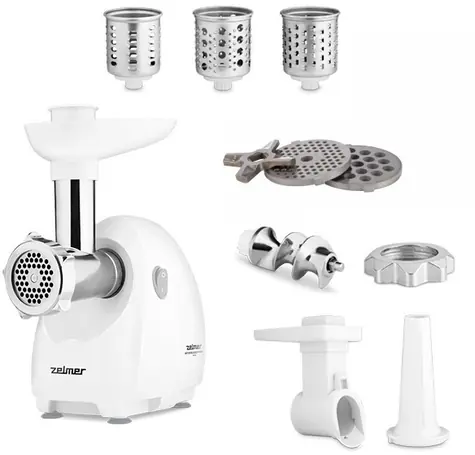 Zelmer ZMM4045B bílá / Mlýnek na maso / 1900W / 1.7kg-min