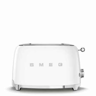SMEG 50's Retro Style bílá / Topinkovač / 950 W / 2 sloty / 2 topinky / 6 stupňů opečení 