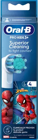 Oral-B EB10S Spiderman - 4ks / Náhradní hlavice