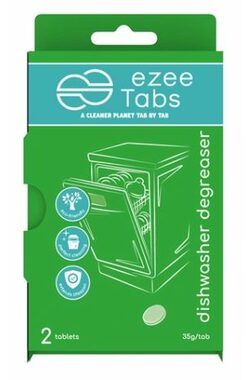 EzeeTabs Eco tablety pro odmaštění myčky nádobí 2ks / vegan / 35 g