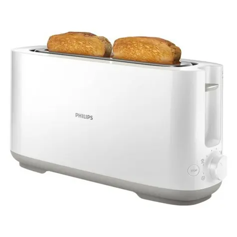 Philips Daily Collection HD2590/00 bílá / Topinkovač / 1030 W / aut. vypnutí