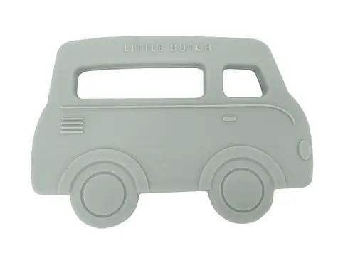 Little Dutch Kousátko silikonové autobus / od 4 měsíců