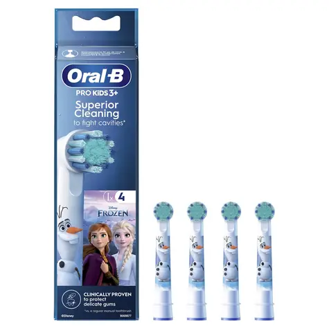 Oral-B Kids EB10-4 (4ks) - Frozen / náhradní hlavice rotačního kartáčku / pro dětský kartáček / motiv Frozen