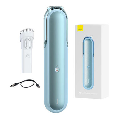 Baseus VCAQ010003 Aku vysavač do auta A1 modrá / 30W / 4000 Pa / 2000 mAh 