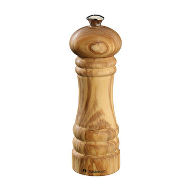 Rozbaleno - ZASSENHAUS 23367 Mlýnek na pepř Berlin / 18 cm / olivové dřevo  / rozbaleno