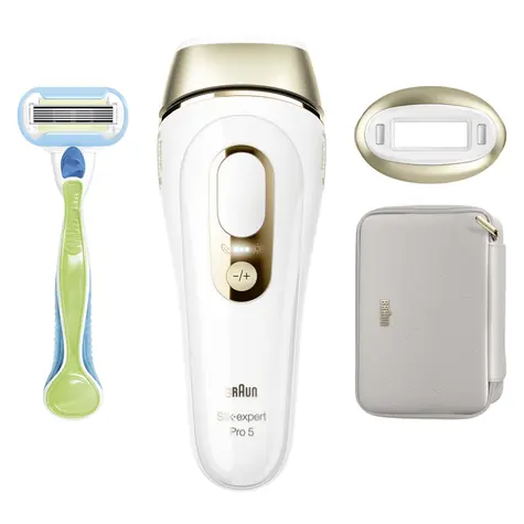 Braun Silk-expert Pro  PL5052 bílá / IPL epilátor / 10 stupňů intenzity 