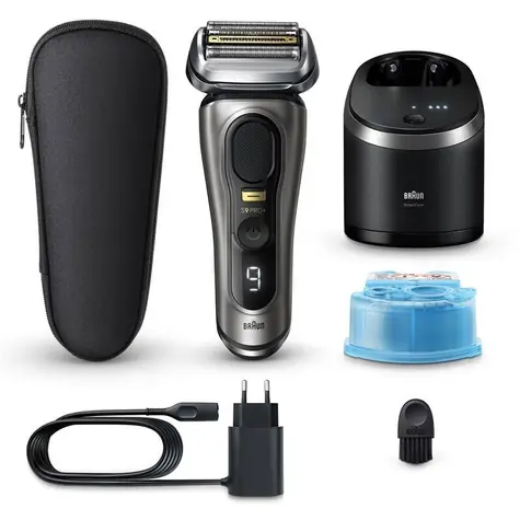 Braun Series 9 Pro+ 9565cc Wet&Dry / Holicí strojek / Pánský / Planžetový / 60 min provoz / Na tvář