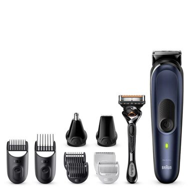 Braun MGK7410 All-in-One  / Zastřihovač / Pánský / 100 min provoz / 10 nástavců / 1 - 21 mm