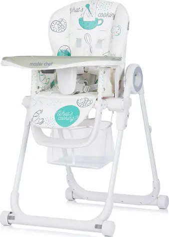 CHIPOLINO Jídelní židlička Master Chef Platinum / Nosnost: 15 kg