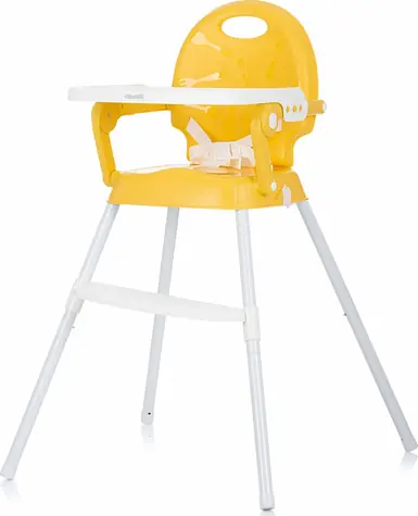 CHIPOLINO Jídelní židlička Bonbon 3v1 Mango / od 6 měsíců do 3 let