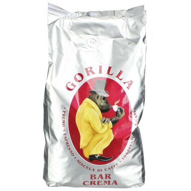 Joerges Espresso Gorilla Bar Crema  1 kg / Zrnková káva / 80% Arabica, 20% Robusta / Vakuové balení 