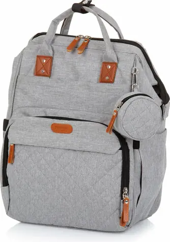 CHIPOLINO Přebalovací taška/batoh Ash Grey