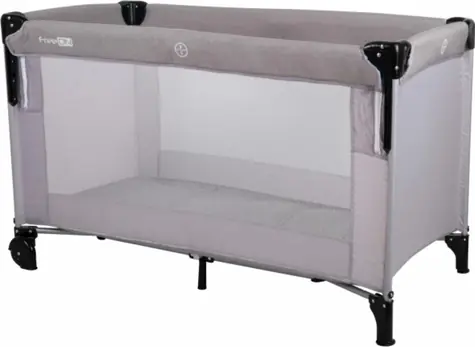 FreeON Postýlka cestovní Double šedá / 0 let / do 14 kg