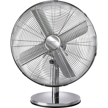 SENCOR SFE 4040SL stříbrná / Stolní ventilátor / 50 W / 3 rychlosti / Průměr: 40 cm