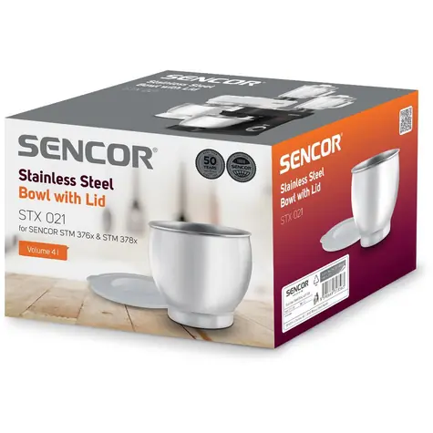 SENCOR STX 021 Nerezová mísa s víkem / pro SENCOR STM 376x/STM 378x